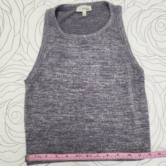 [M] Wilfred Free Sleeveless Aritzia Cropped Knit Tank Top - Picture 6 of 8